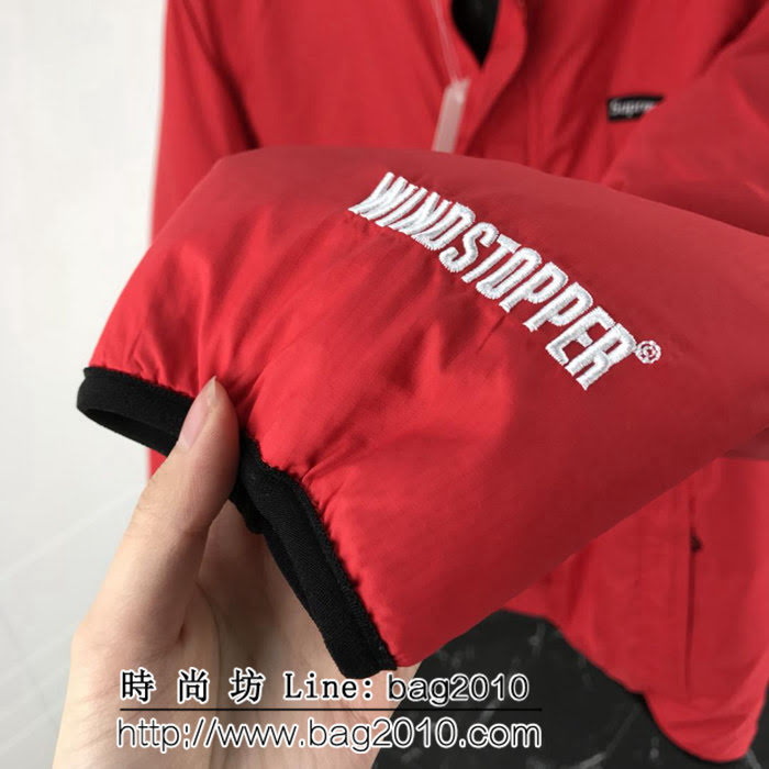 SUPREME 18FW 雙面穿 定制提花羊羔絨 男款棉服 ydi2588